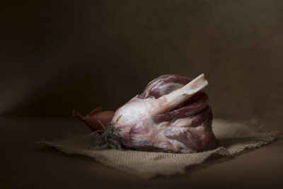 Viande crue façon tableau