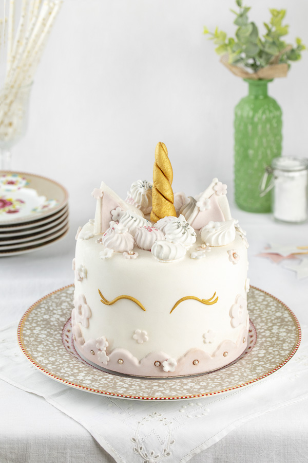 Exemple de gâteau d'anniversaire, photographie culinaire de la carte du salon de thé O Gourmandises d'Ange