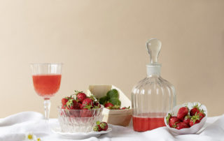 Créativité, fraises et jus de fraises par Aurore Deligny photographe auteur